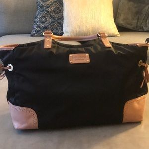 Kate Spade Black/Beige satchel